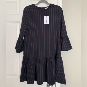 GANNI Clark Striped Dress/Tunic
